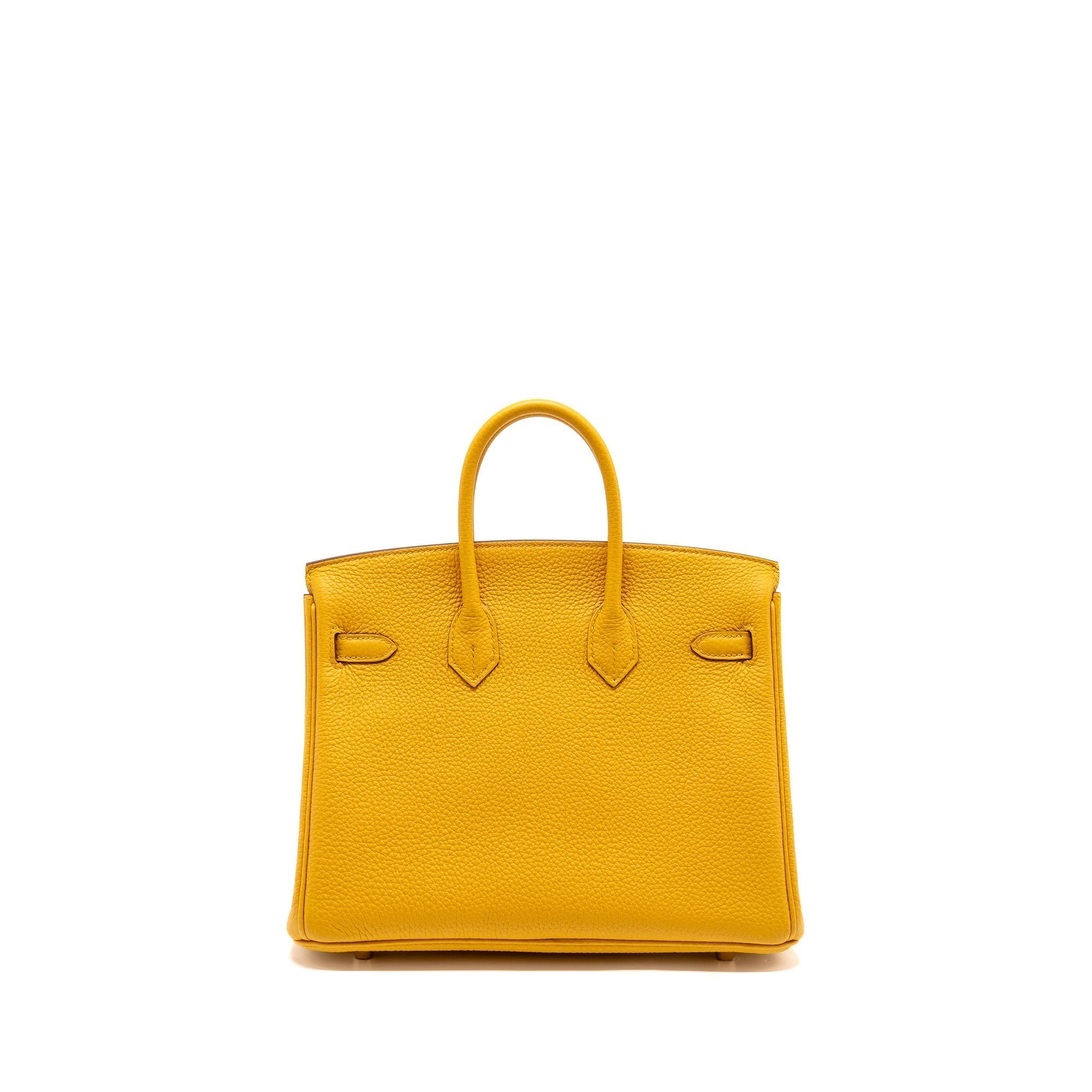HERMES BIRKIN 25 TOGO 9D JAUNE AMBER GHW