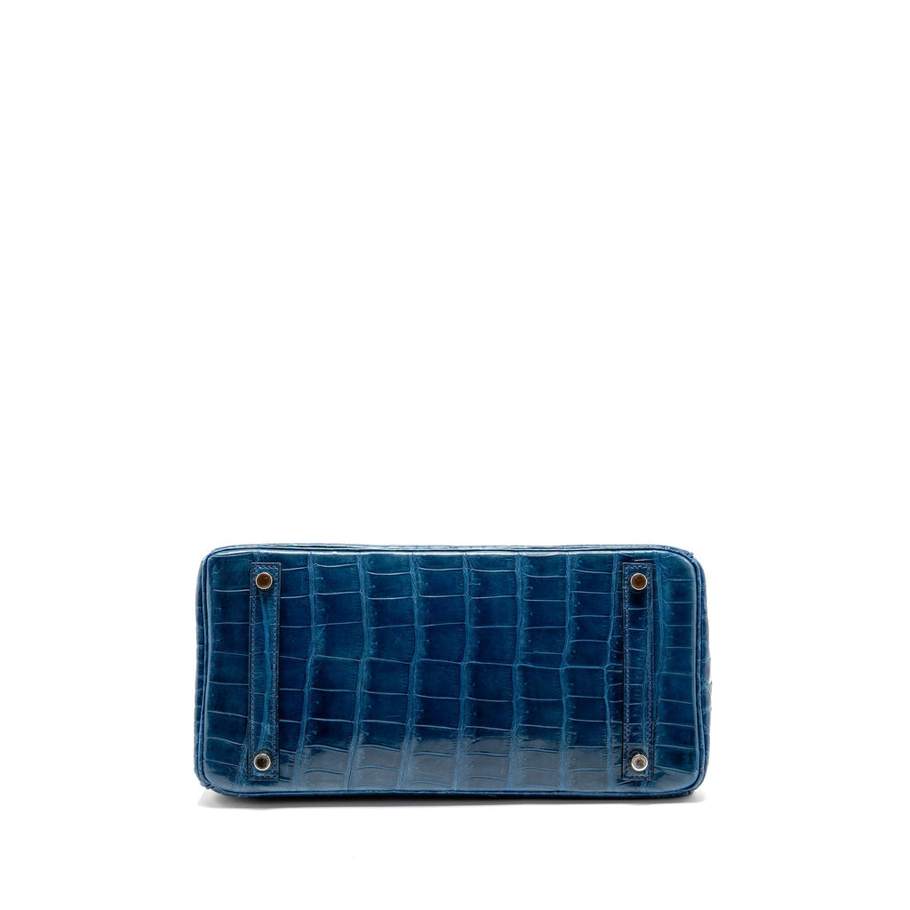 HERMES BIRKIN 30 SHINY CROCODILE NILOTICUS COLVERT SHW