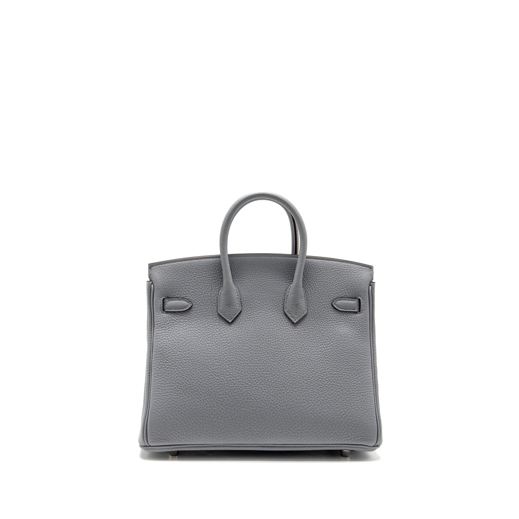HERMES BIRKIN 25 TOGO GRIS PANTIN SHW