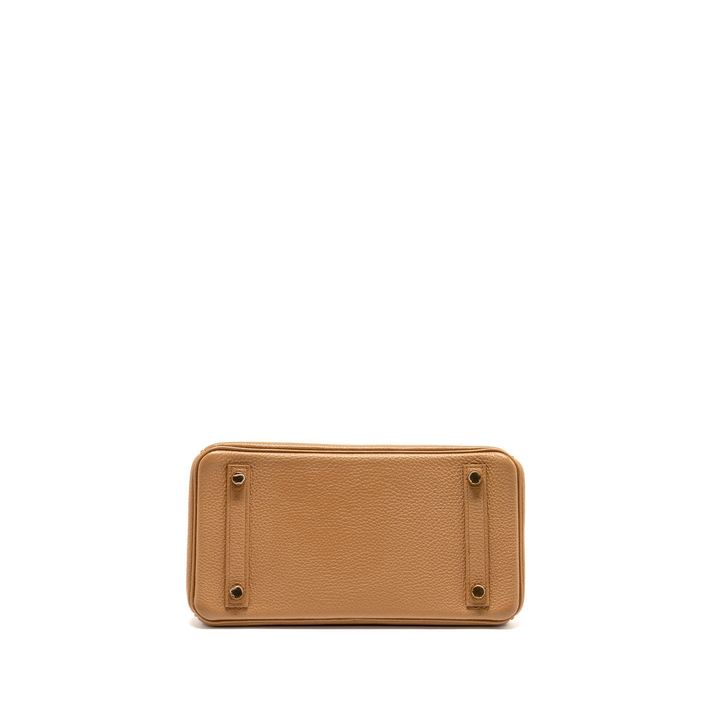 HERMES BIRKIN 25 TOGO BISCUIT GHW