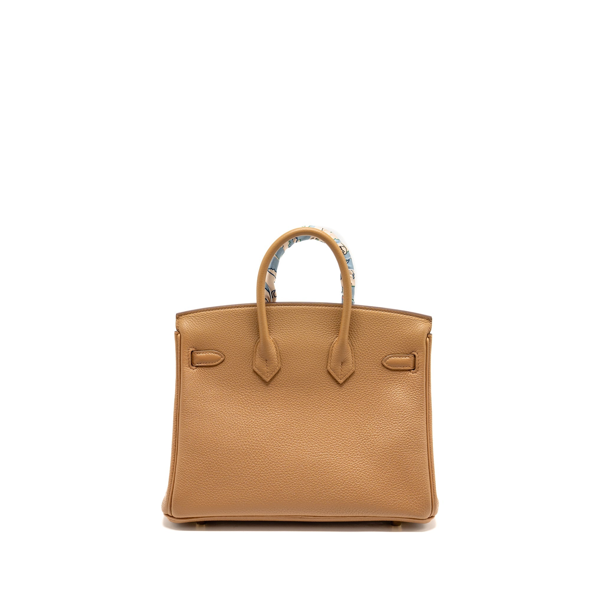 HERMES BIRKIN 25 TOGO BISCUIT GHW