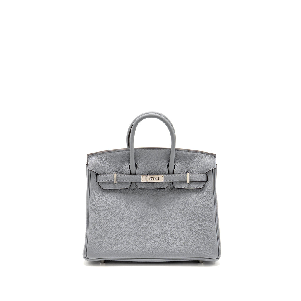HERMES BIRKIN 25 TOGO GRIS PANTIN SHW