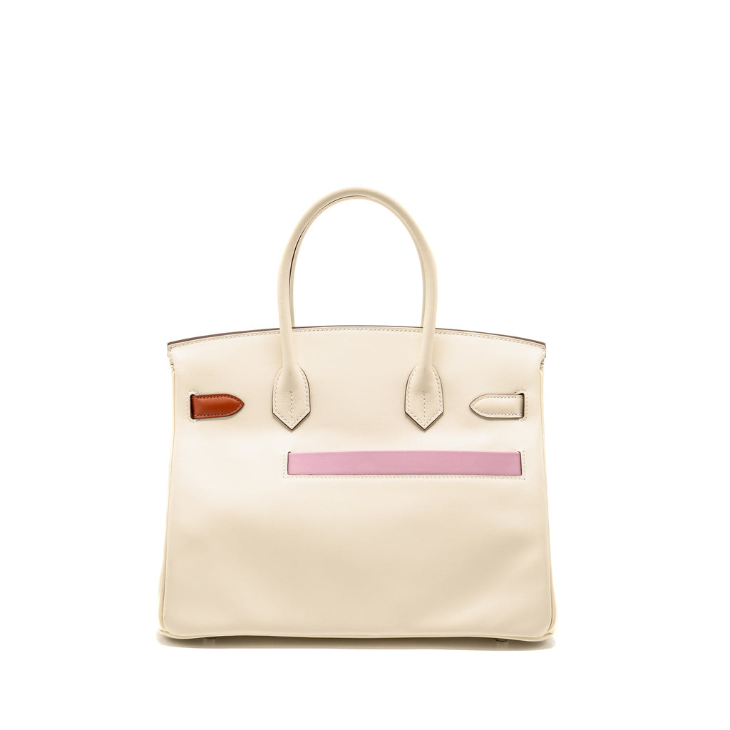 HERMES BIRKIN 30 COLORMATIC SWIFT NATA/CHAI/CUIVRE/LIME/MAUVE SHW