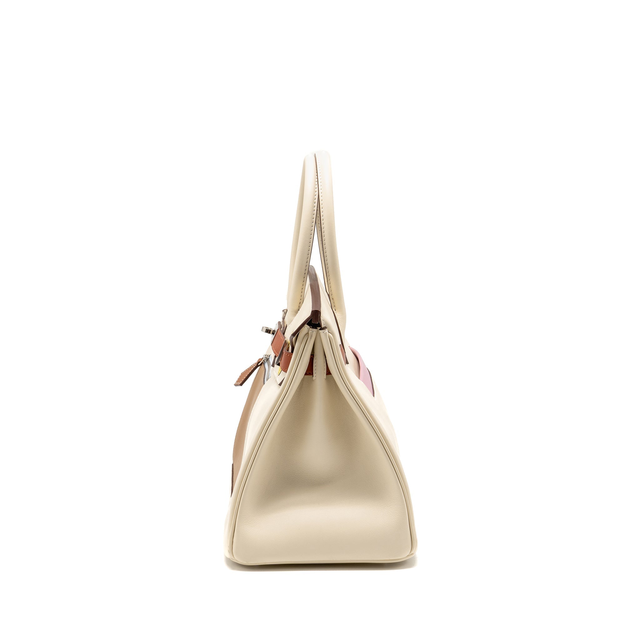 HERMES BIRKIN 30 COLORMATIC SWIFT NATA/CHAI/CUIVRE/LIME/MAUVE SHW