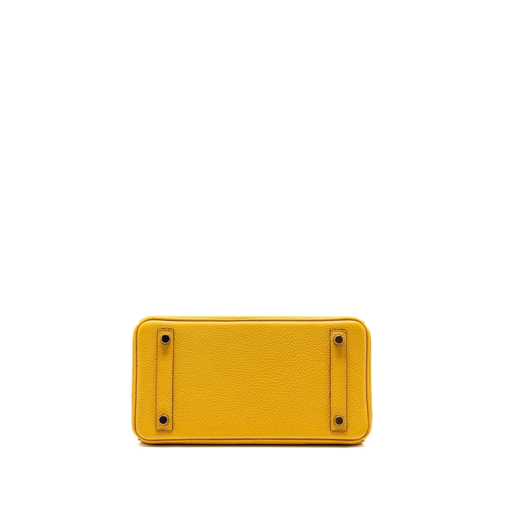 HERMES BIRKIN 25 TOGO JAUNE AMBER SHW