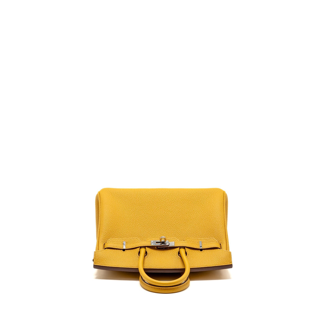 HERMES BIRKIN 25 TOGO JAUNE AMBER SHW