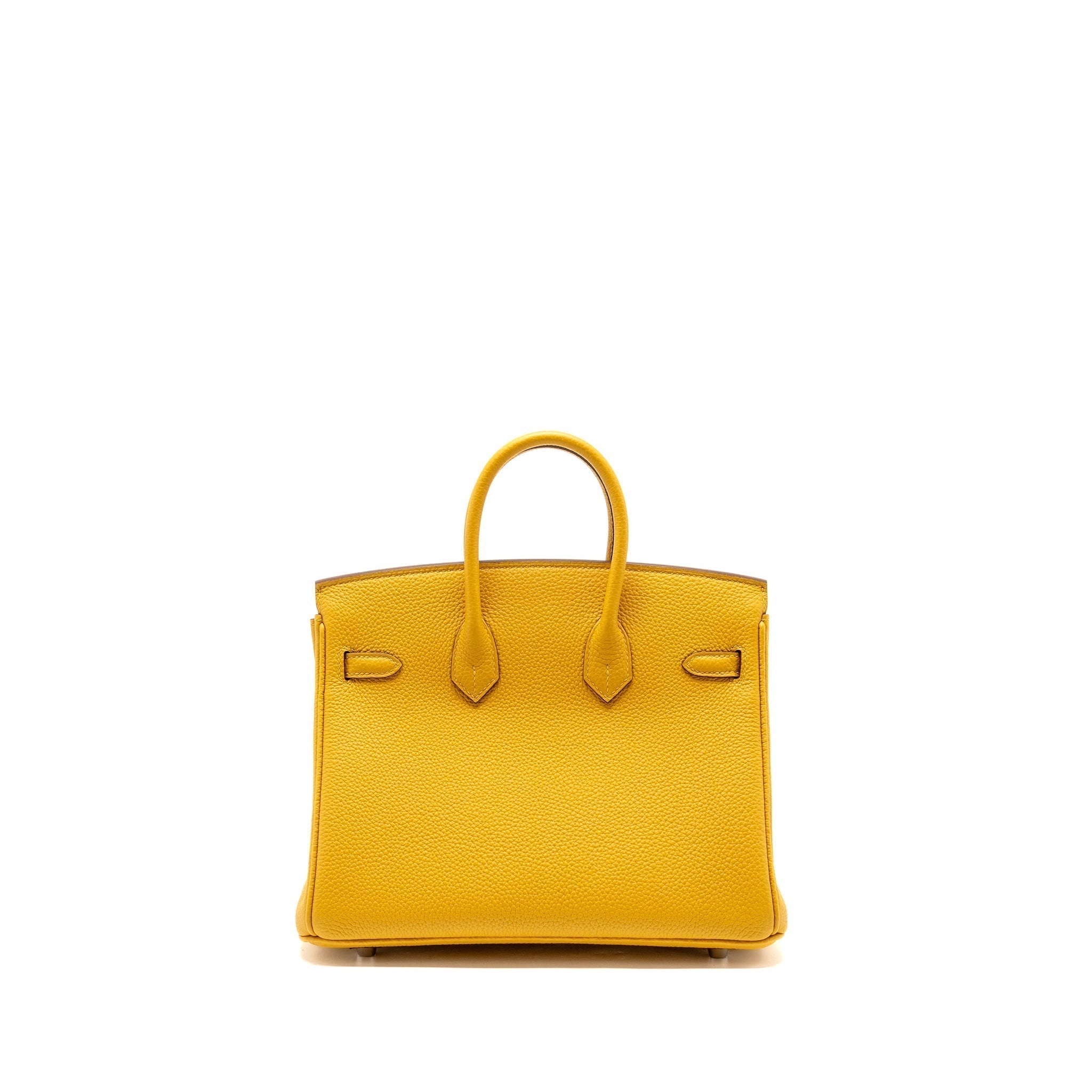 HERMES BIRKIN 25 TOGO JAUNE AMBER SHW