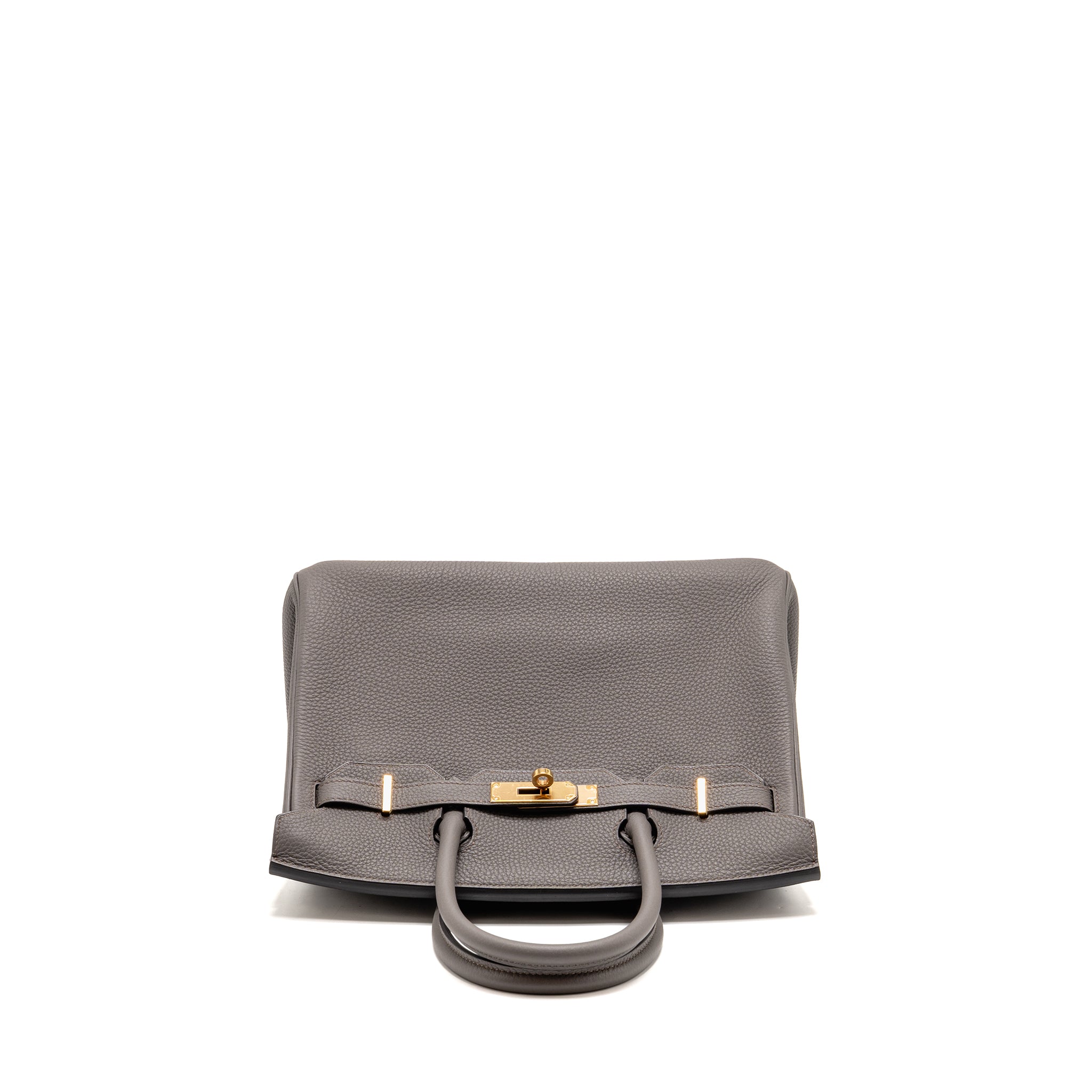 HERMES BIRKIN 30 TOGO GRIS ETAIN RGHW