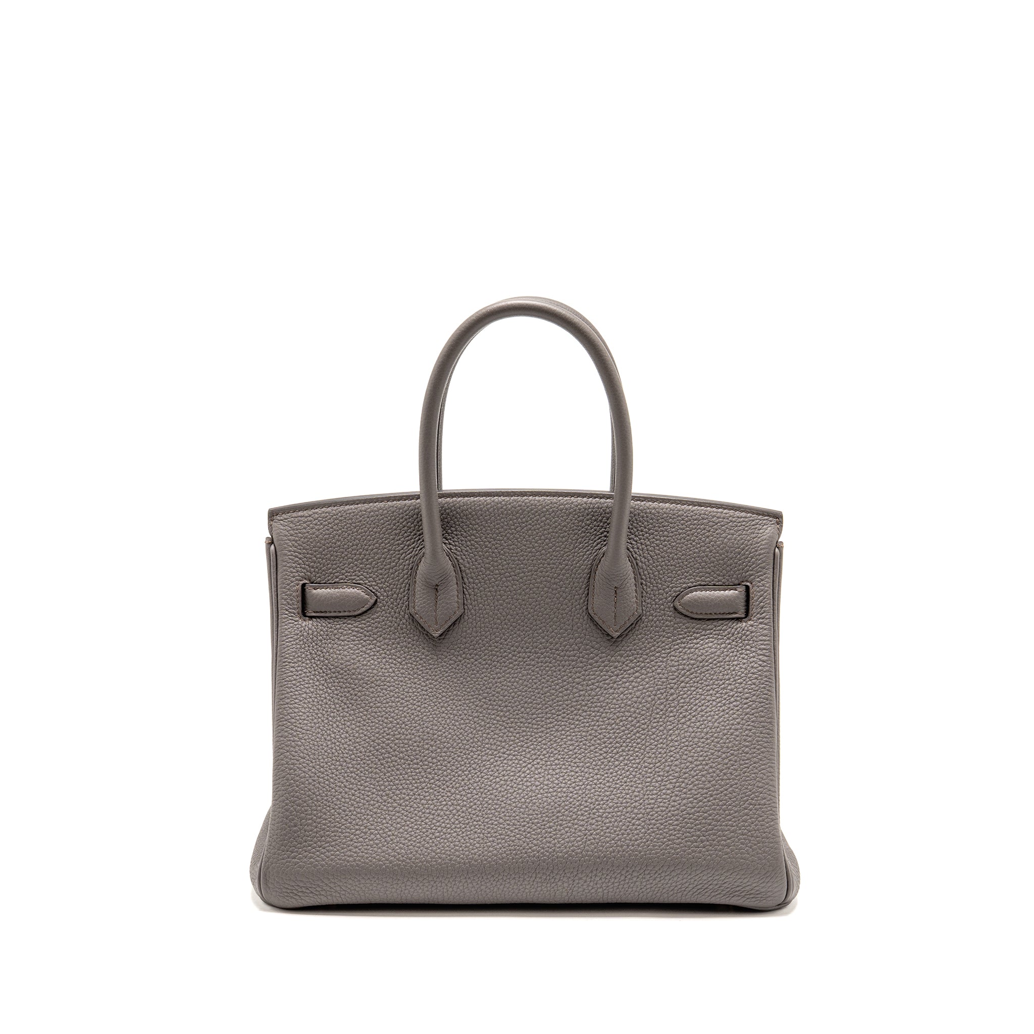 HERMES BIRKIN 30 TOGO GRIS ETAIN RGHW