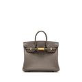HERMES BIRKIN 25 SWIFT 8F GRIS ETAIN GHW