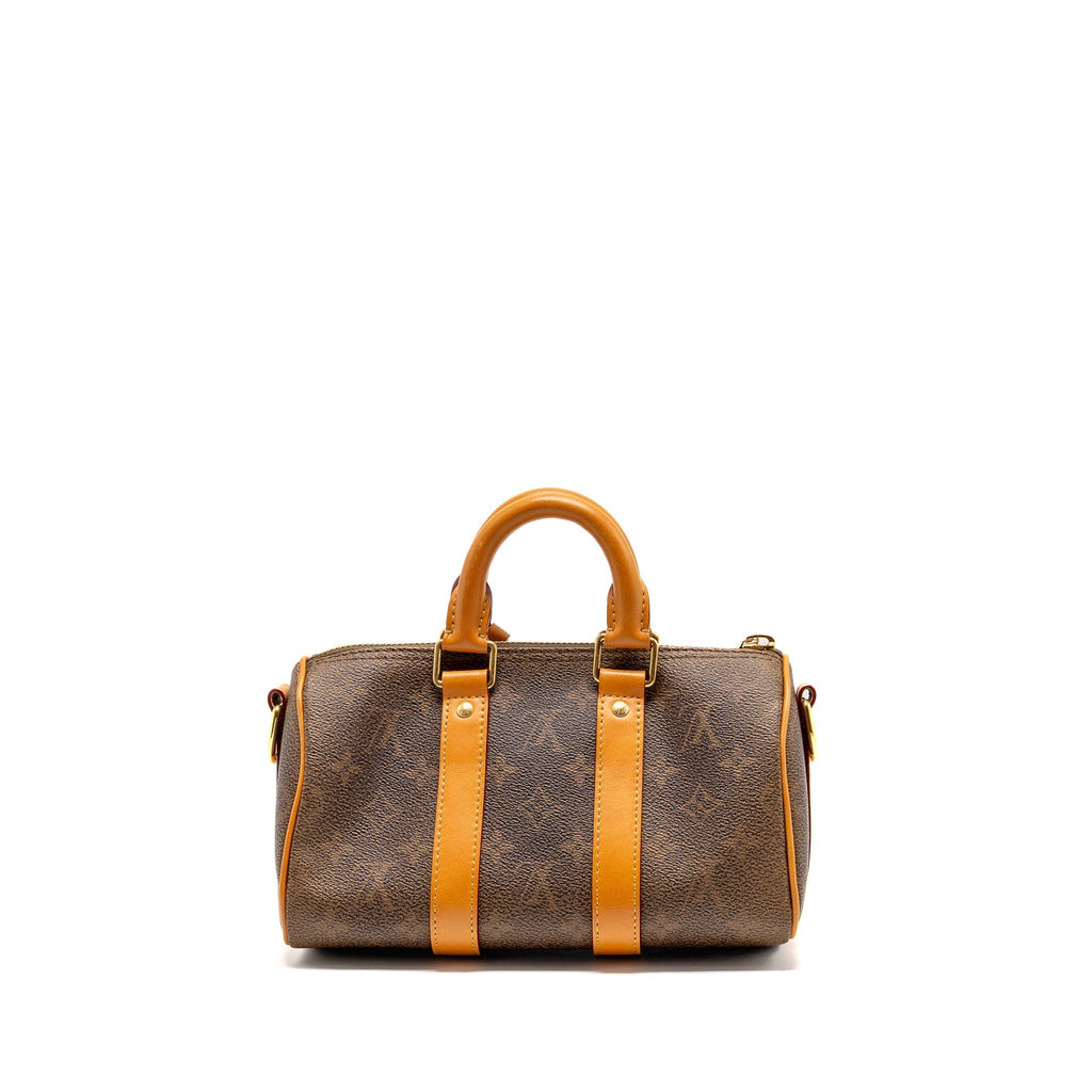 KEEPALL BANDOULIÈRE 25 MONOGRAM DUST COATED CANVAS GHW