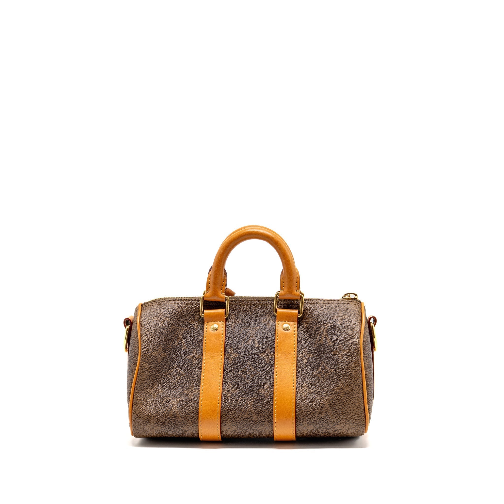 KEEPALL BANDOULIÈRE 25 MONOGRAM DUST COATED CANVAS GHW