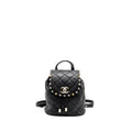 QUILTED METALLIC BUBBLE BACKPACK LAMBSKIN BLACK MULTICOLOUR HARDWARE