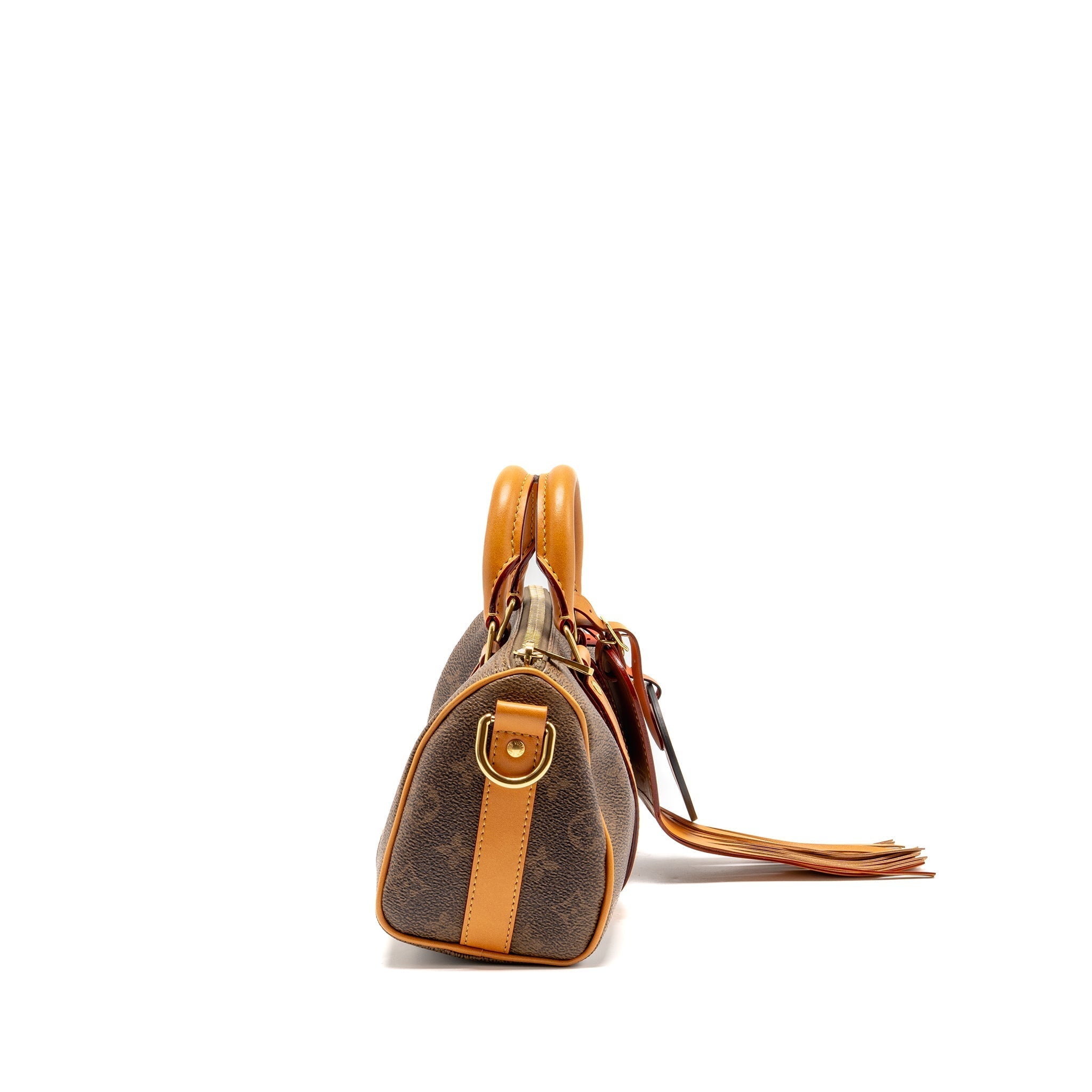KEEPALL BANDOULIÈRE 25 MONOGRAM DUST COATED CANVAS GHW