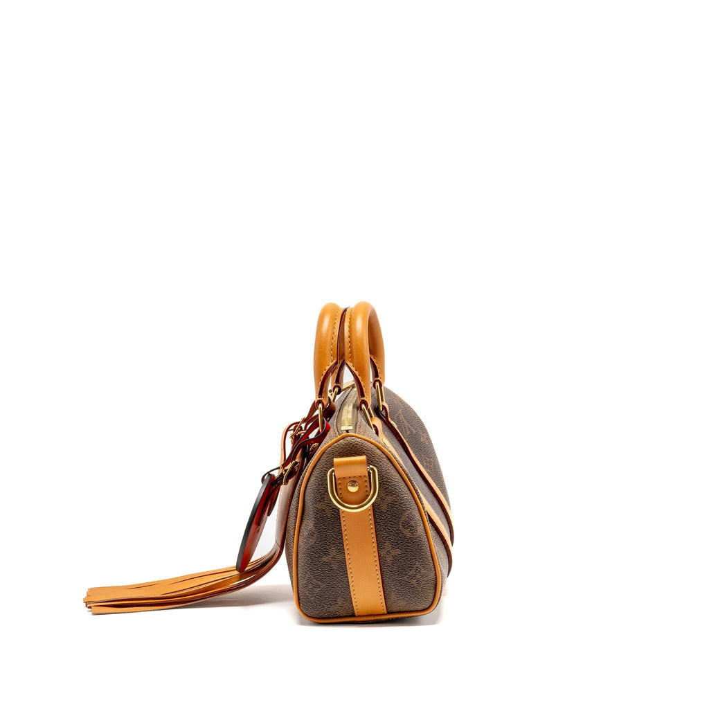 KEEPALL BANDOULIÈRE 25 MONOGRAM DUST COATED CANVAS GHW