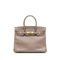 HERMES BIRKIN 30 EPSOM M8 GRIS ASPHALT GHW