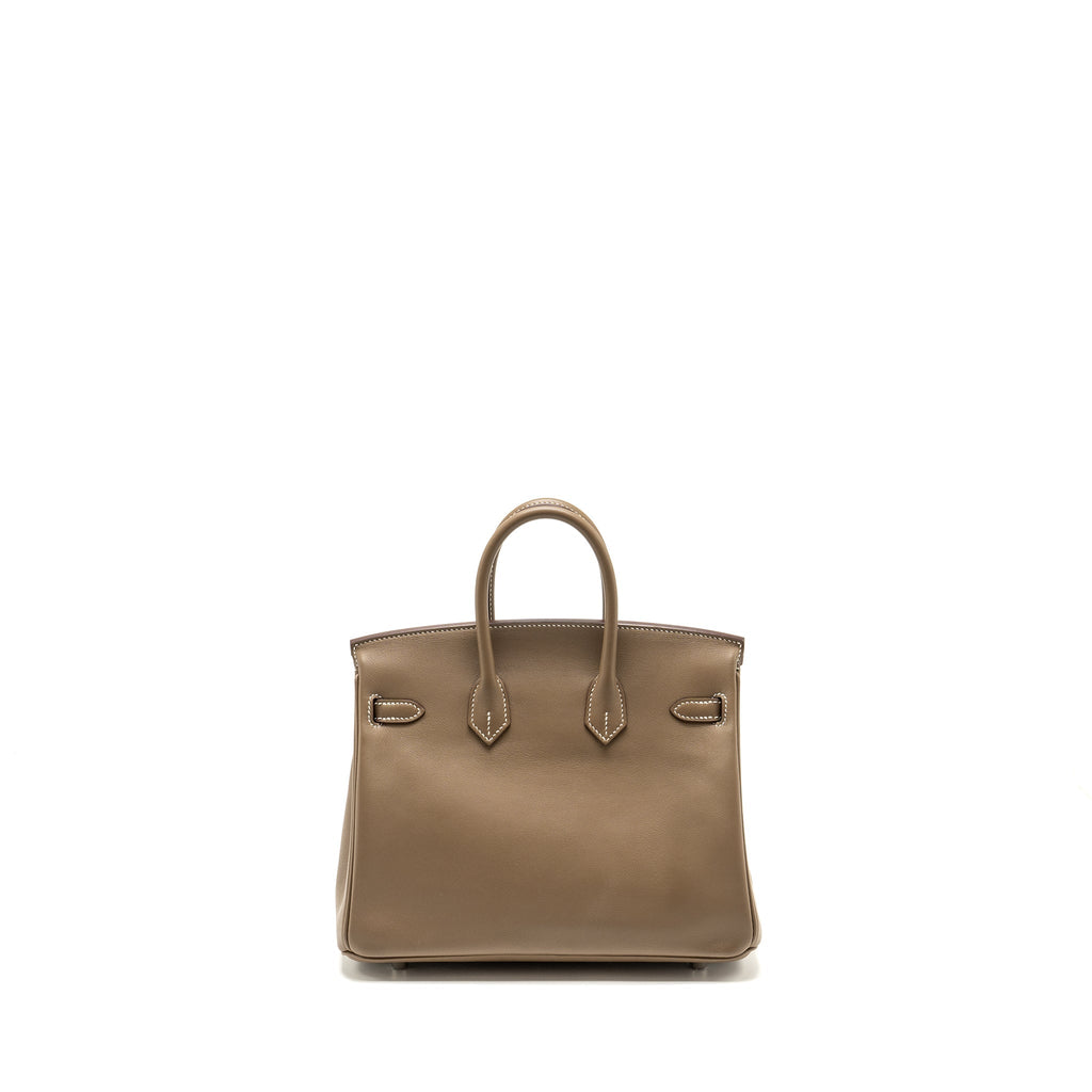 HERMES BIRKIN 25 SWIFT ETOUPE SHW