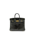HERMES BIRKIN 25 SHINY CROCODILE NILOTICUS 88 GRAPHITE GHW
