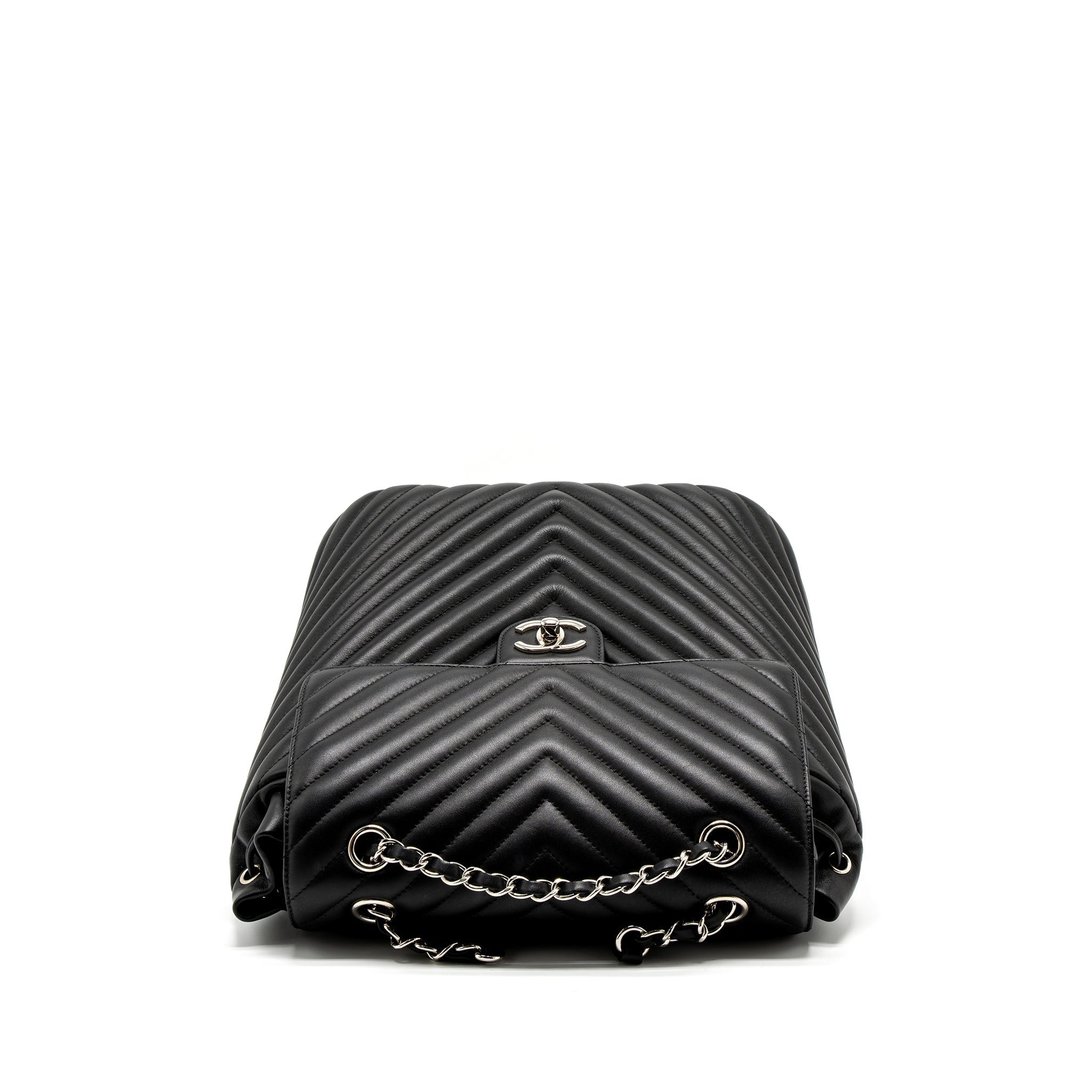 URBAN SPIRIT BACKPACK CHEVRON CALFSKIN BLACK SHW