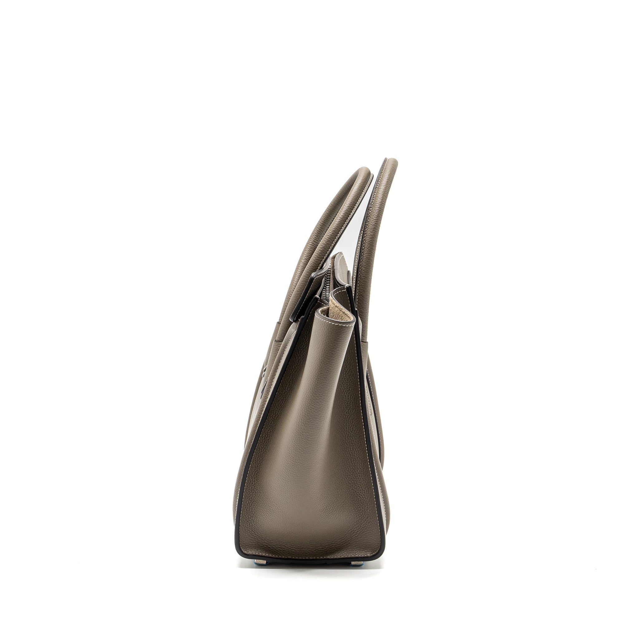 MICRO LUGGAGE BAG CALFSKIN GREY SHW
