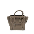 MICRO LUGGAGE BAG CALFSKIN GREY SHW