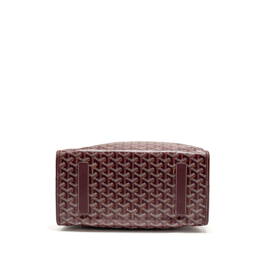 SAINT LEGER BACKPACK GOYARDINE CANVAS BURGUNDY SHW
