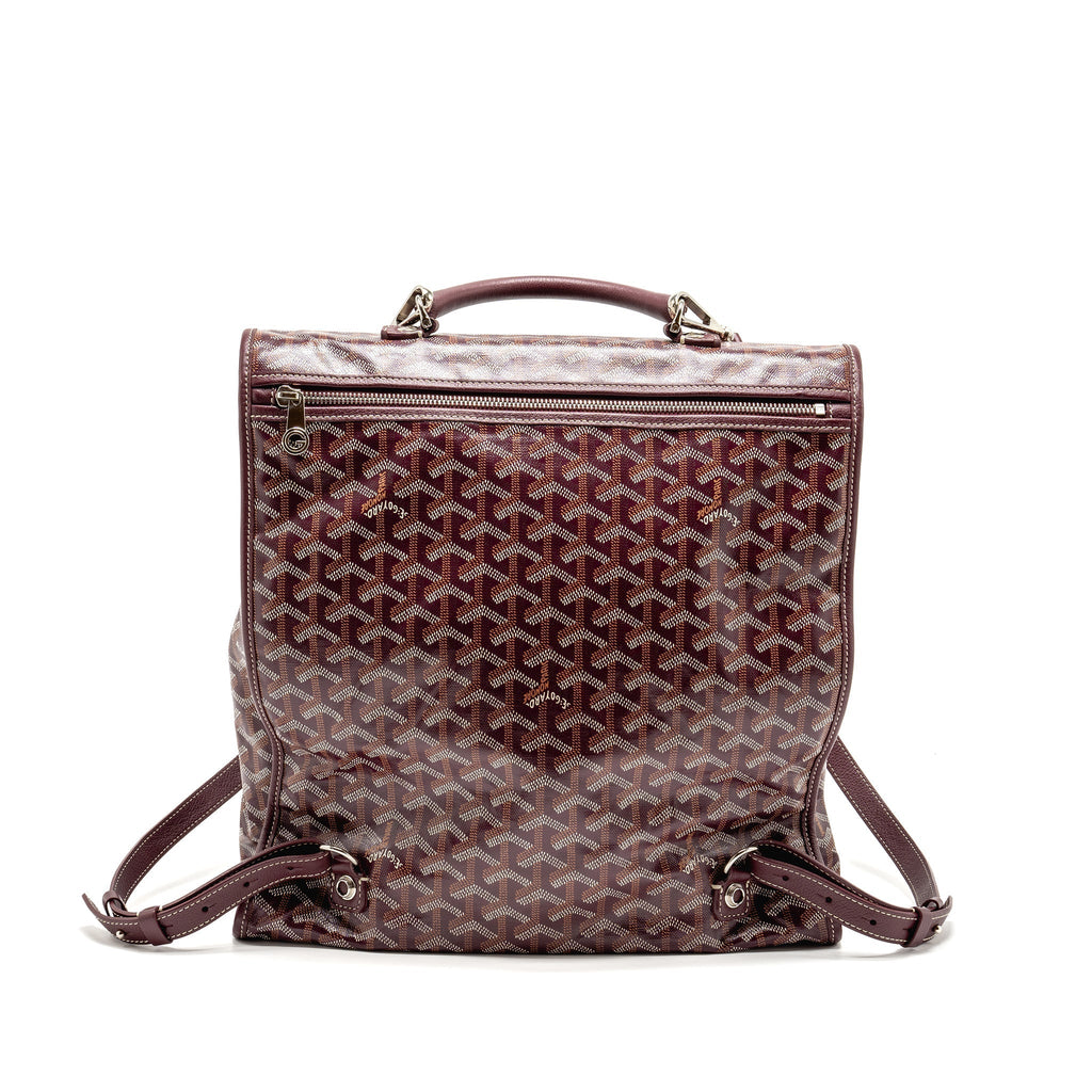 SAINT LEGER BACKPACK GOYARDINE CANVAS BURGUNDY SHW