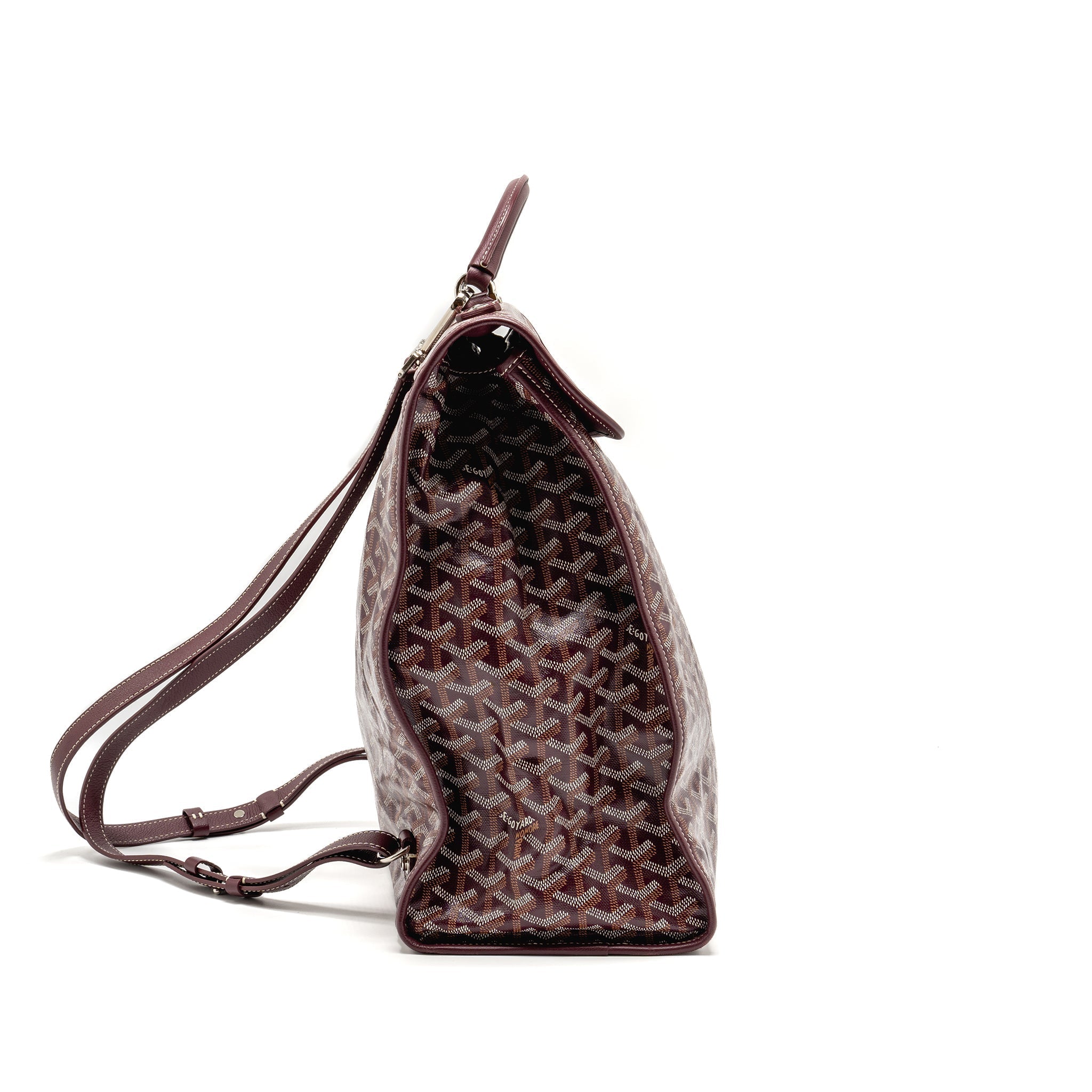 SAINT LEGER BACKPACK GOYARDINE CANVAS BURGUNDY SHW