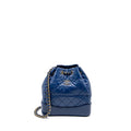 GABRIELLE BACKPACK AGED CALFSKIN BLUE MULTICOLOUR HARDWARE
