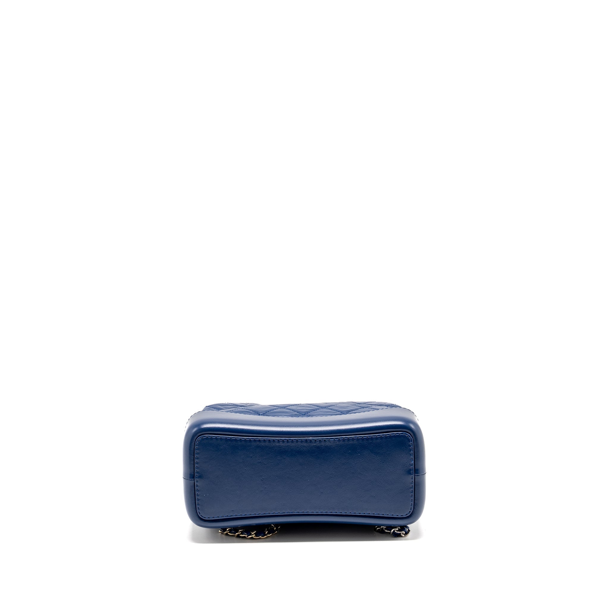 GABRIELLE BACKPACK AGED CALFSKIN BLUE MULTICOLOUR HARDWARE