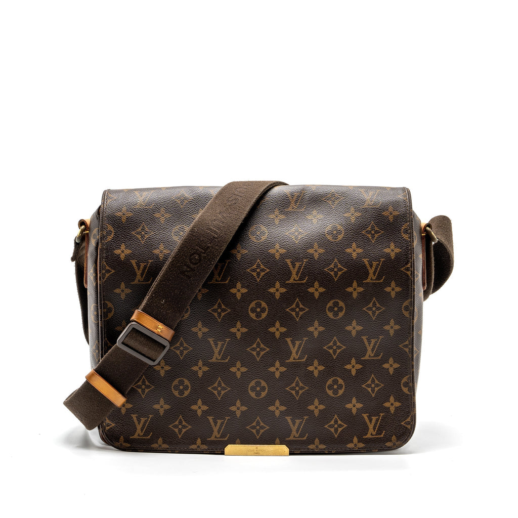 MEN’S MESSENGER BAG MONOGRAM CANVAS GHW