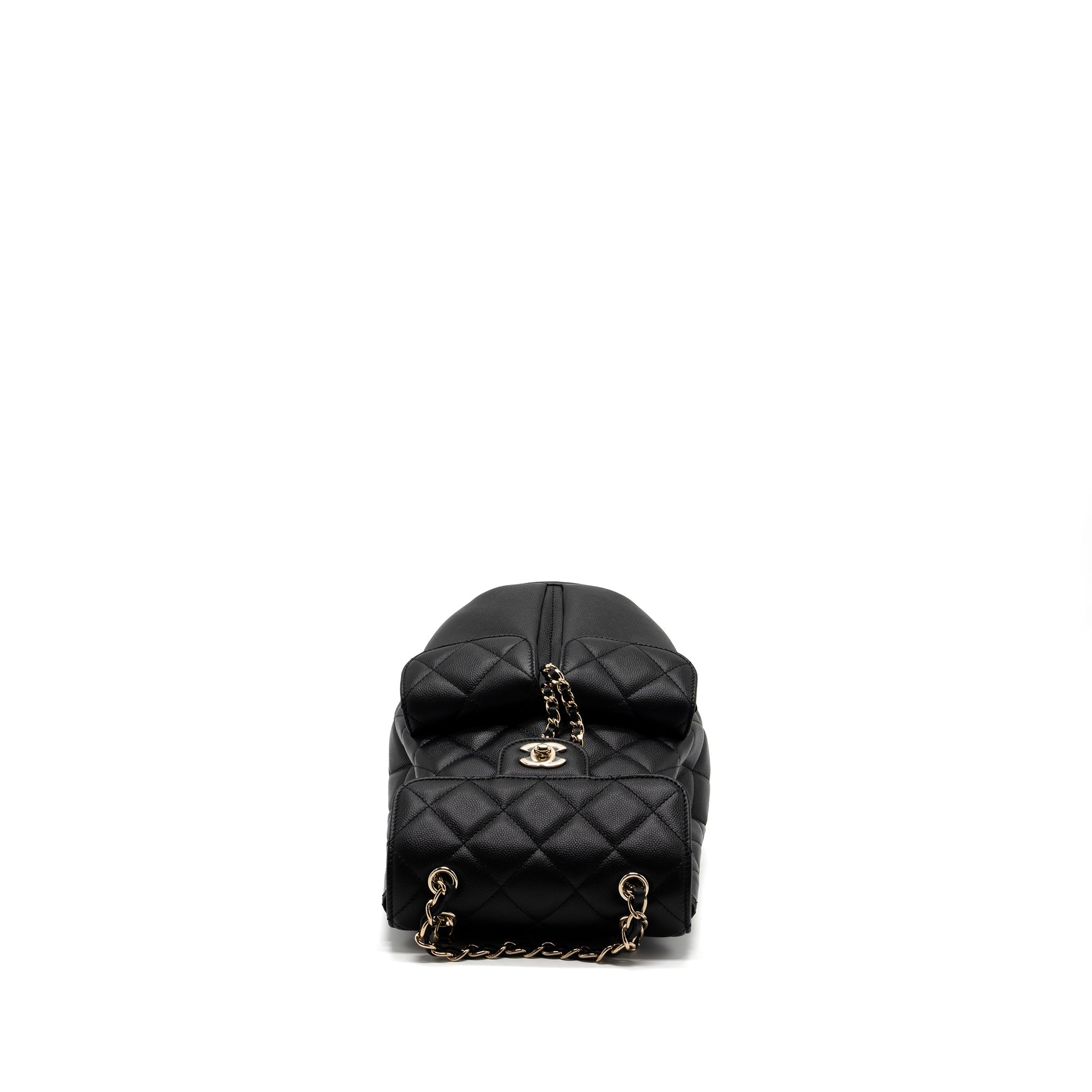 22S MINI BACKPACK CAVIAR BLACK LGHW(MICROCHIP)