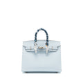 HERMES BIRKIN 25 EPSOM BLUE BRUME SHW