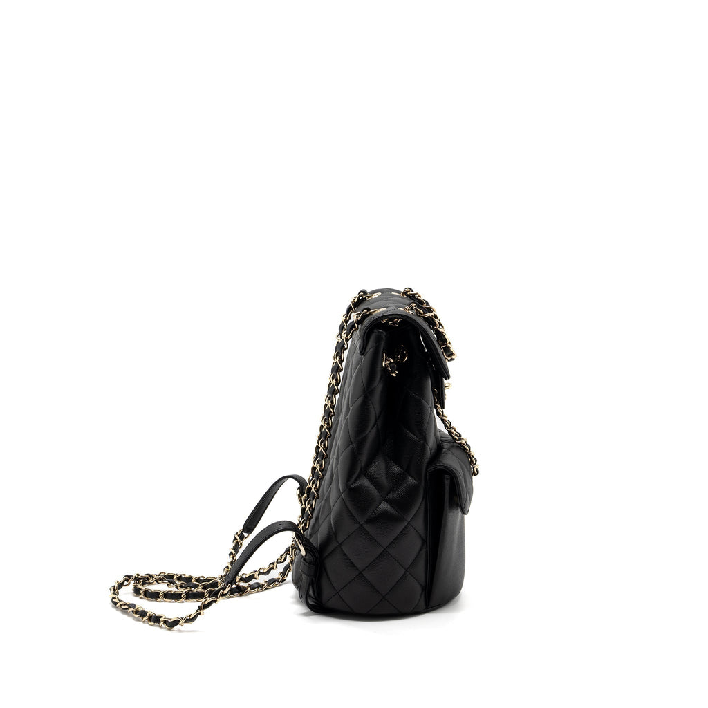 22S MINI BACKPACK CAVIAR BLACK LGHW(MICROCHIP)