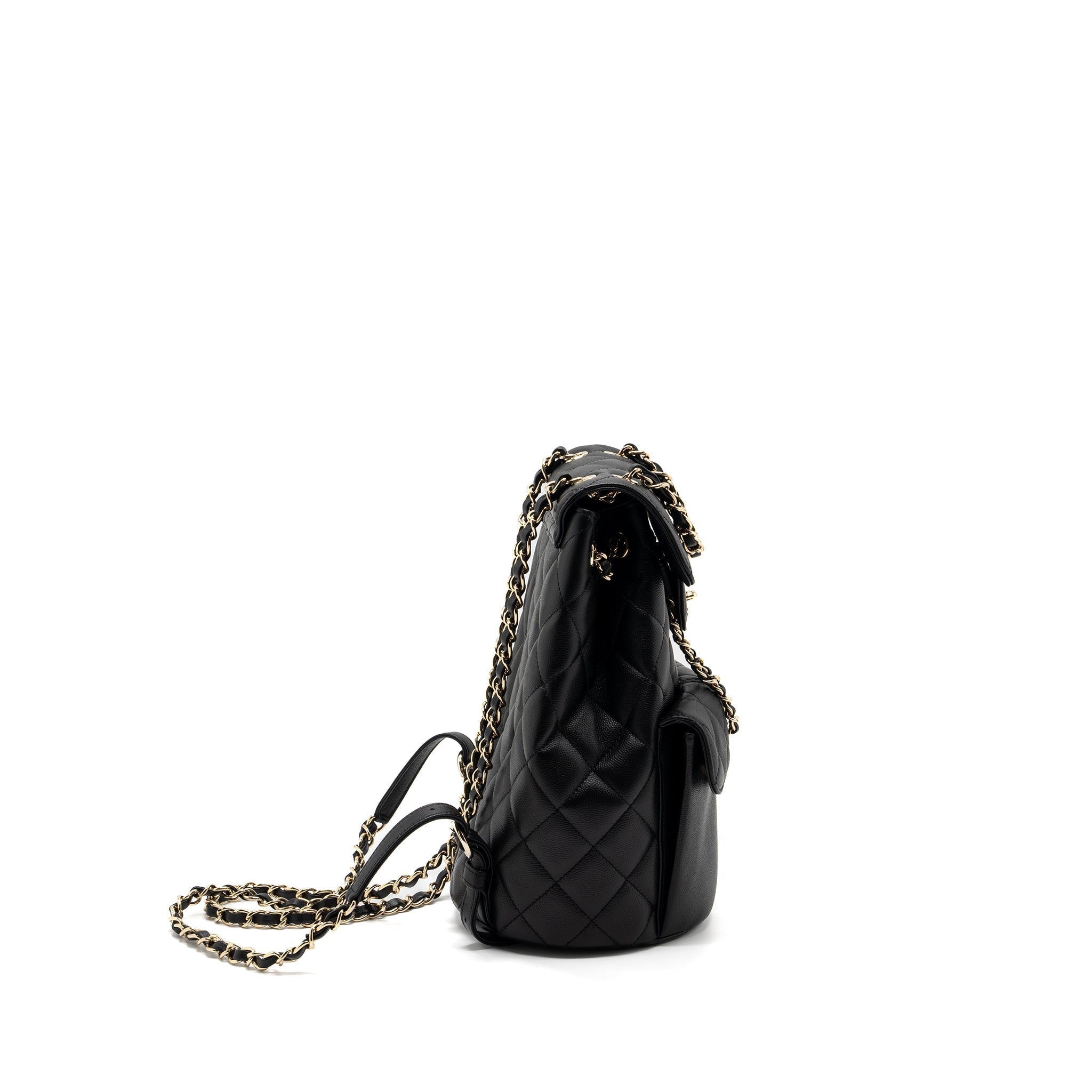 22S MINI BACKPACK CAVIAR BLACK LGHW(MICROCHIP)