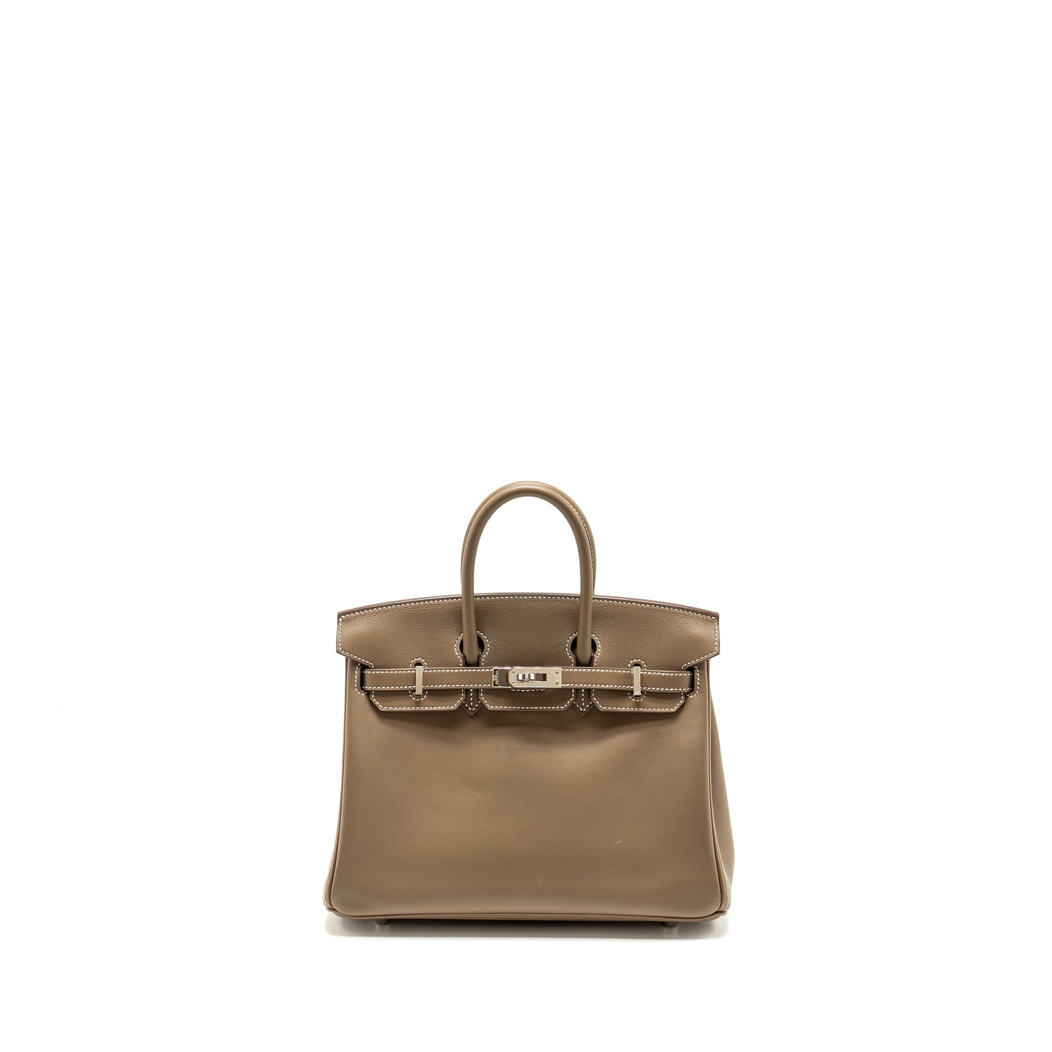 HERMES BIRKIN 25 SWIFT ETOUPE SHW