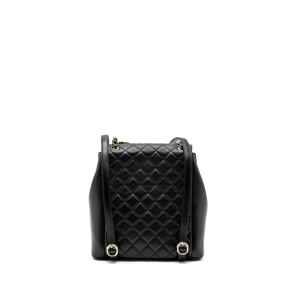 23A TRIPLE PACK BACKPACK CALFSKIN BLACK LGHW (MICROCHIP)