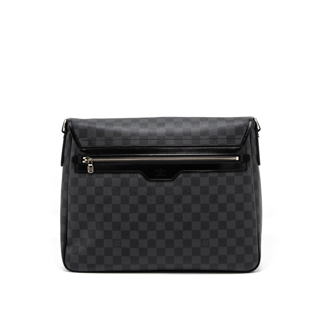 LARGE MESSENGER BAG DAMIER GRAPHITE CANVAS SHW