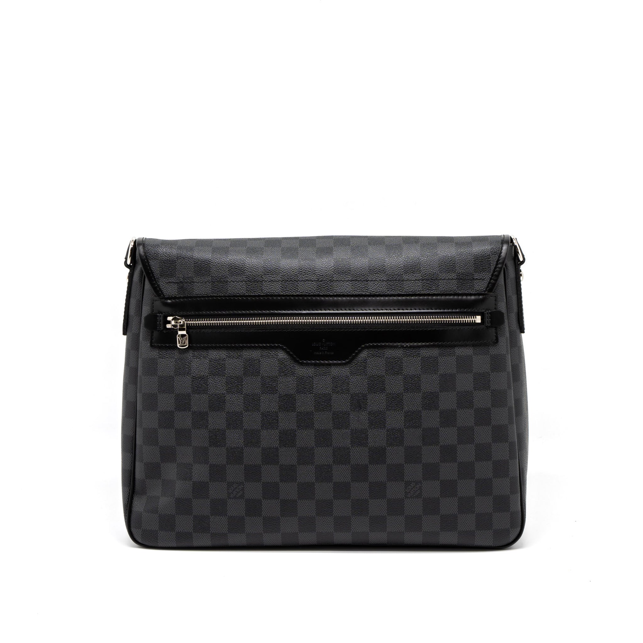 LARGE MESSENGER BAG DAMIER GRAPHITE CANVAS SHW