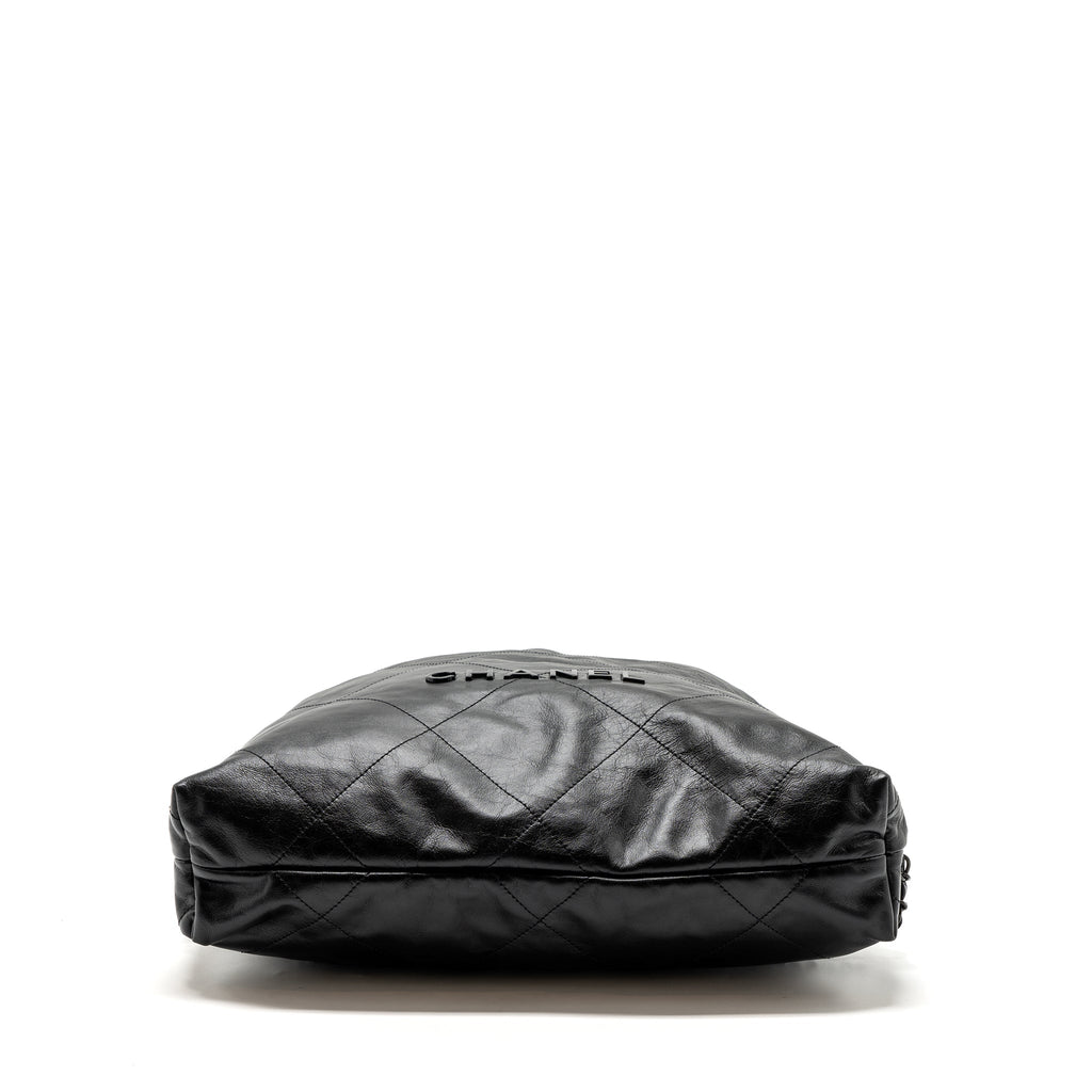 22 BACKPACK CALFSKIN SO BLACK / BLACK HARDWARE (MICROCHIP)