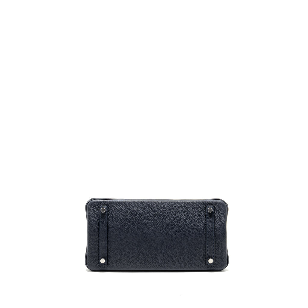 HERMES BIRKIN 30 CLEMENCE BLUE NUIT/ ROSE POURPRE SHW