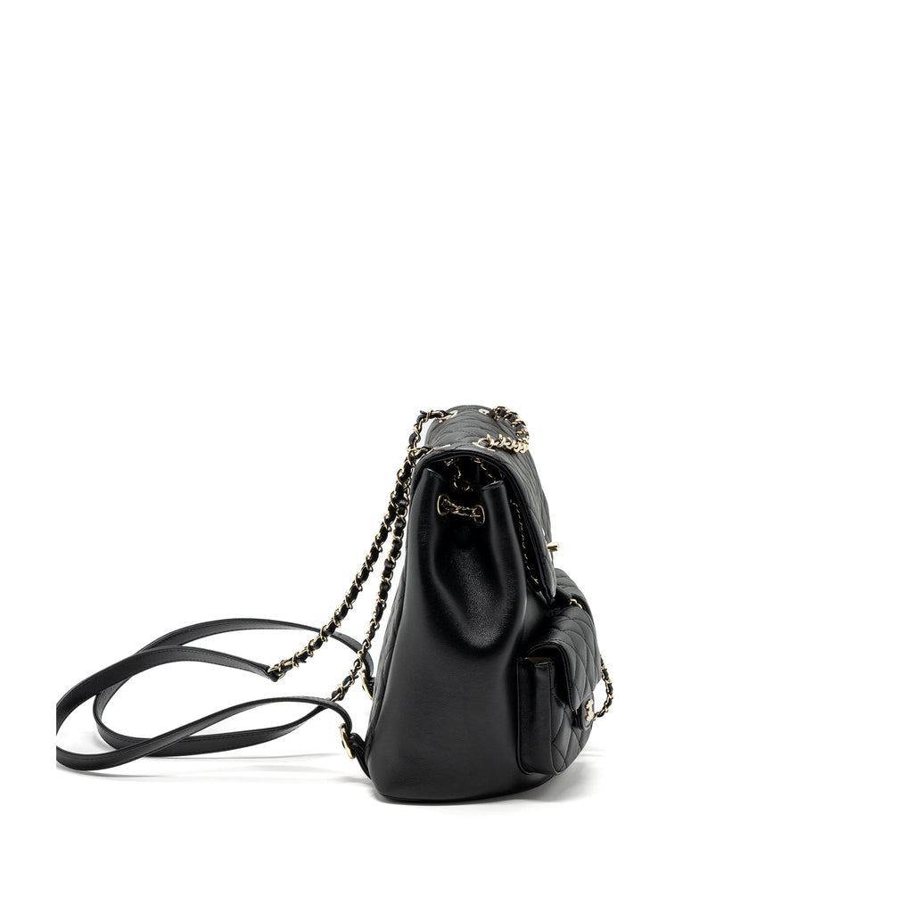 23A TRIPLE PACK BACKPACK CALFSKIN BLACK LGHW (MICROCHIP)