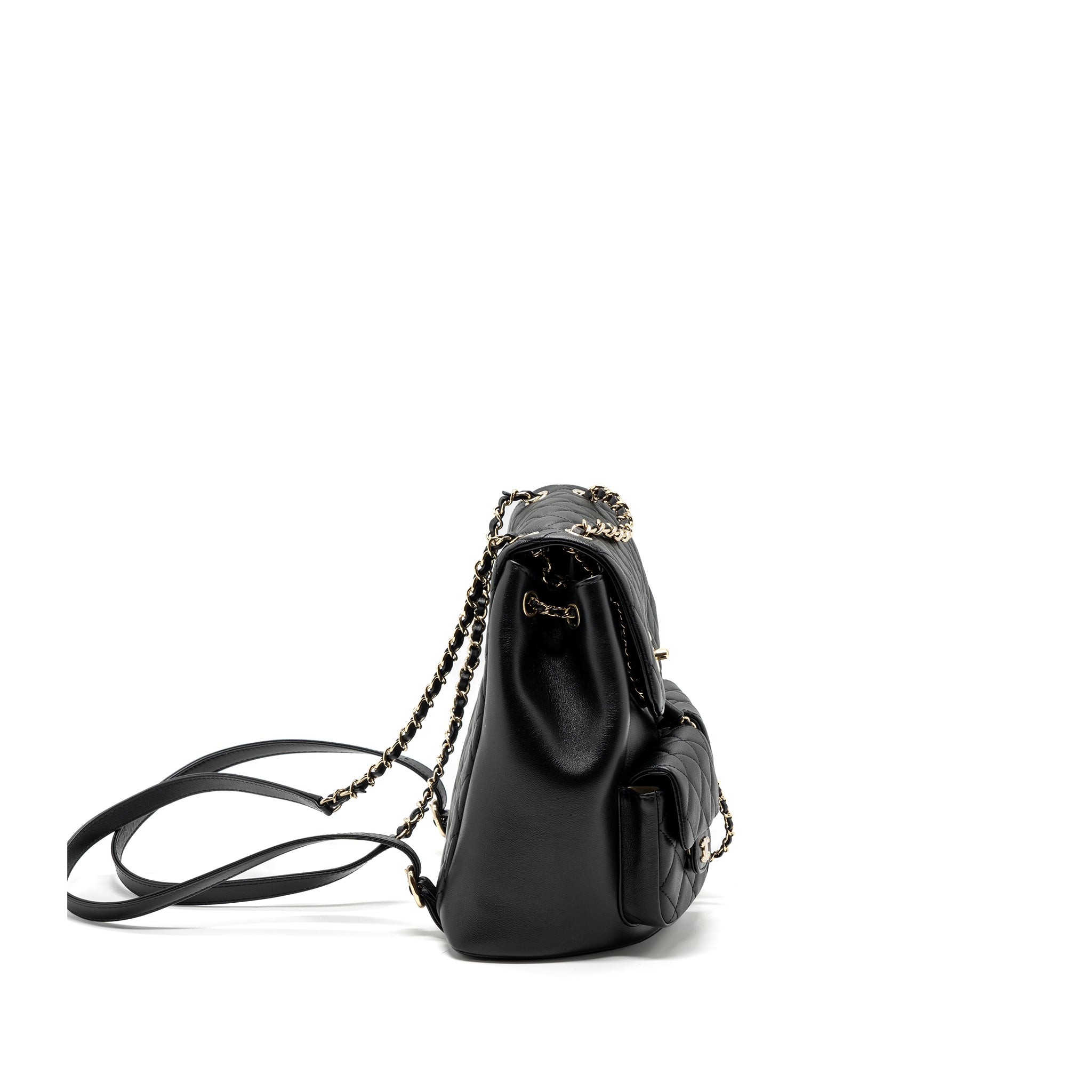 23A TRIPLE PACK BACKPACK CALFSKIN BLACK LGHW (MICROCHIP)