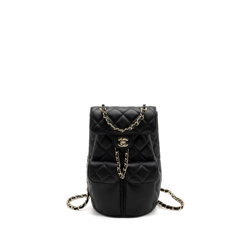 22S MINI BACKPACK CAVIAR BLACK LGHW(MICROCHIP)