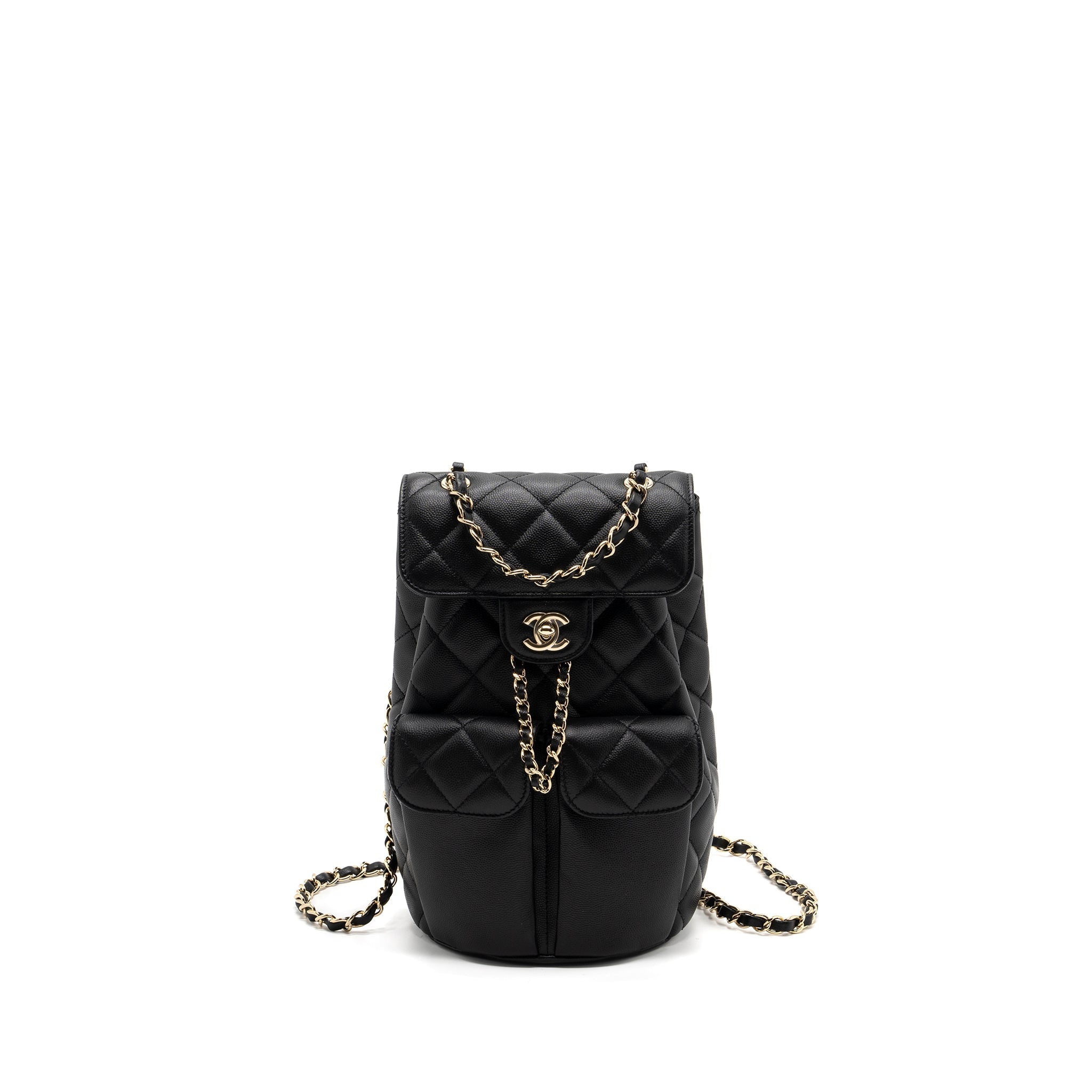 22S MINI BACKPACK CAVIAR BLACK LGHW(MICROCHIP)