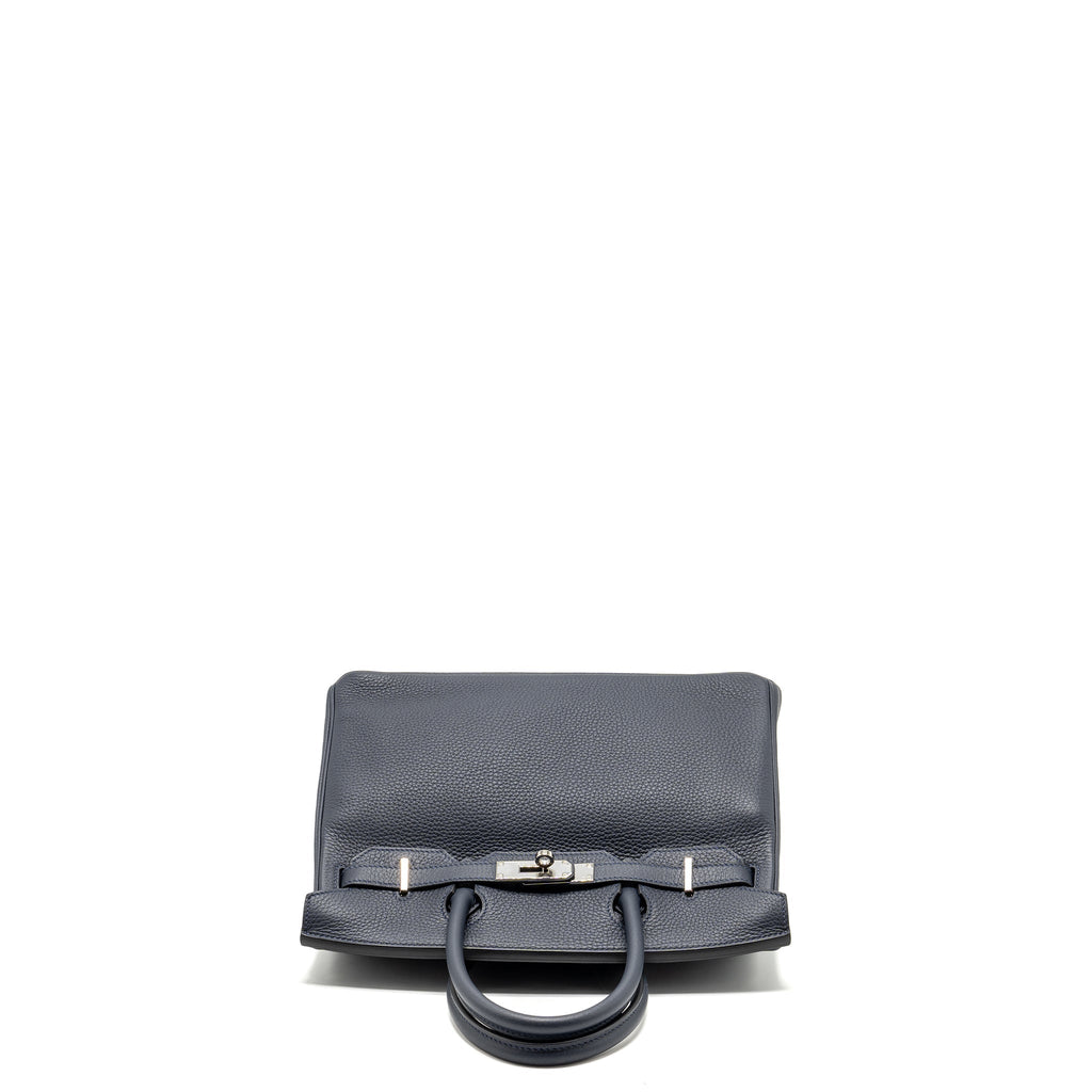 HERMES BIRKIN 30 CLEMENCE BLUE NUIT/ ROSE POURPRE SHW