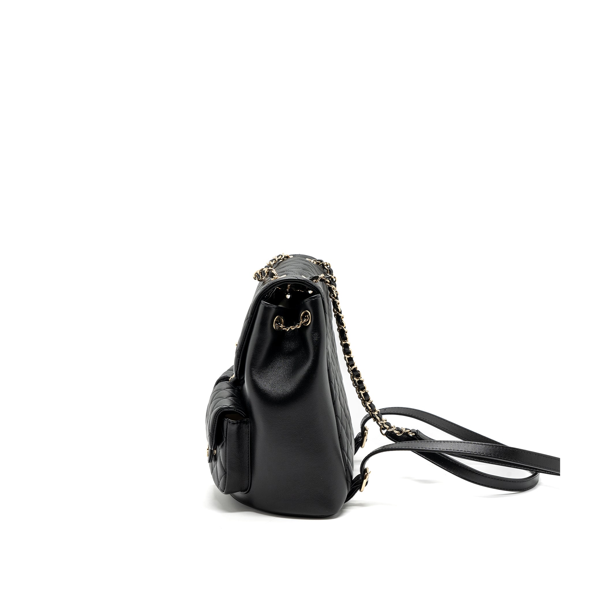 23A TRIPLE PACK BACKPACK CALFSKIN BLACK LGHW (MICROCHIP)