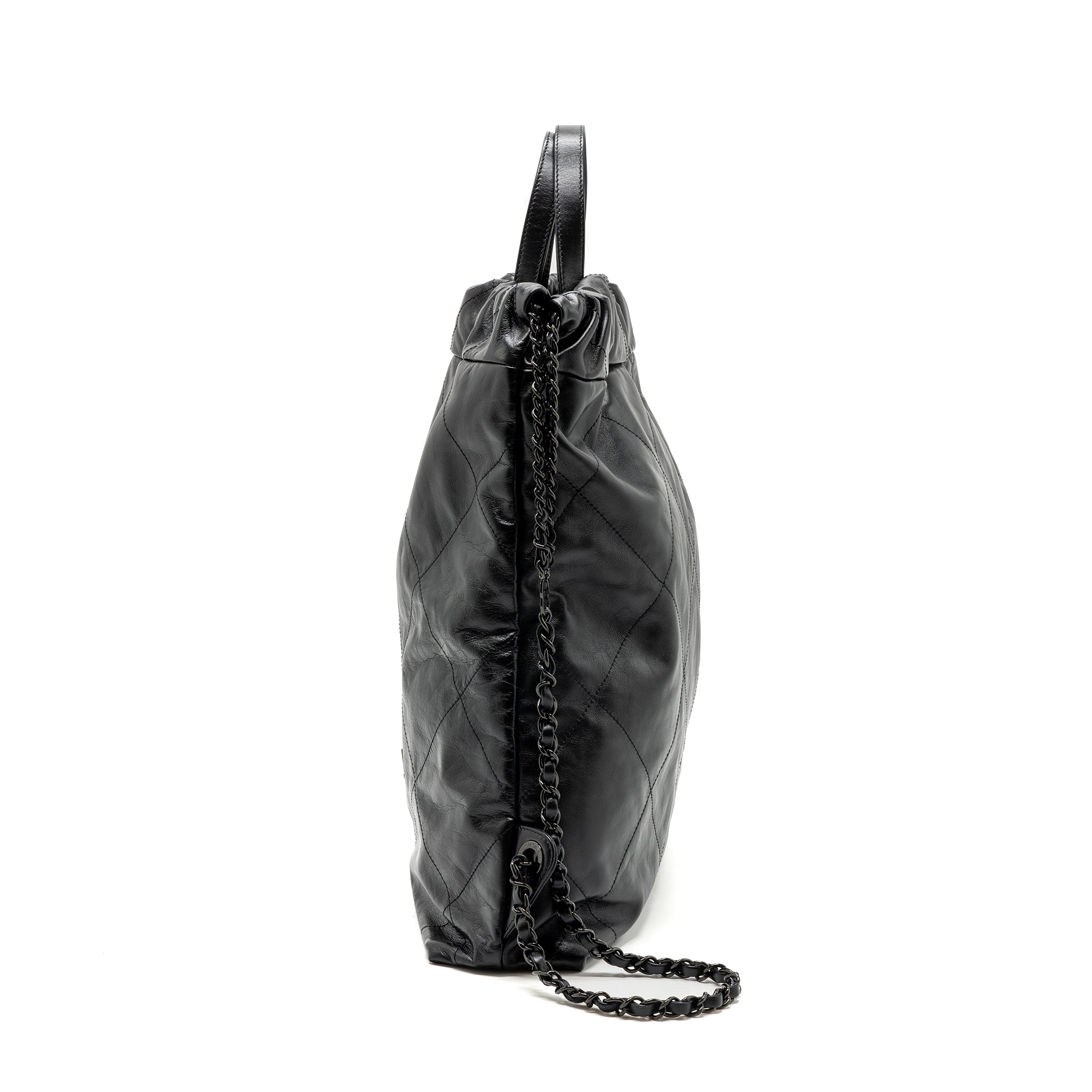 22 BACKPACK CALFSKIN SO BLACK / BLACK HARDWARE (MICROCHIP)