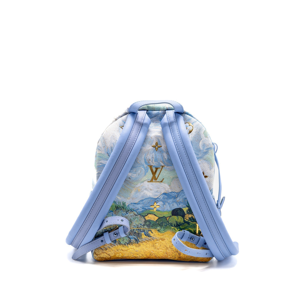 JEFF KOONS VAN GOGH PALM SPRINGS BACKPACK MONOGRAM MULTICOLOUR GHW