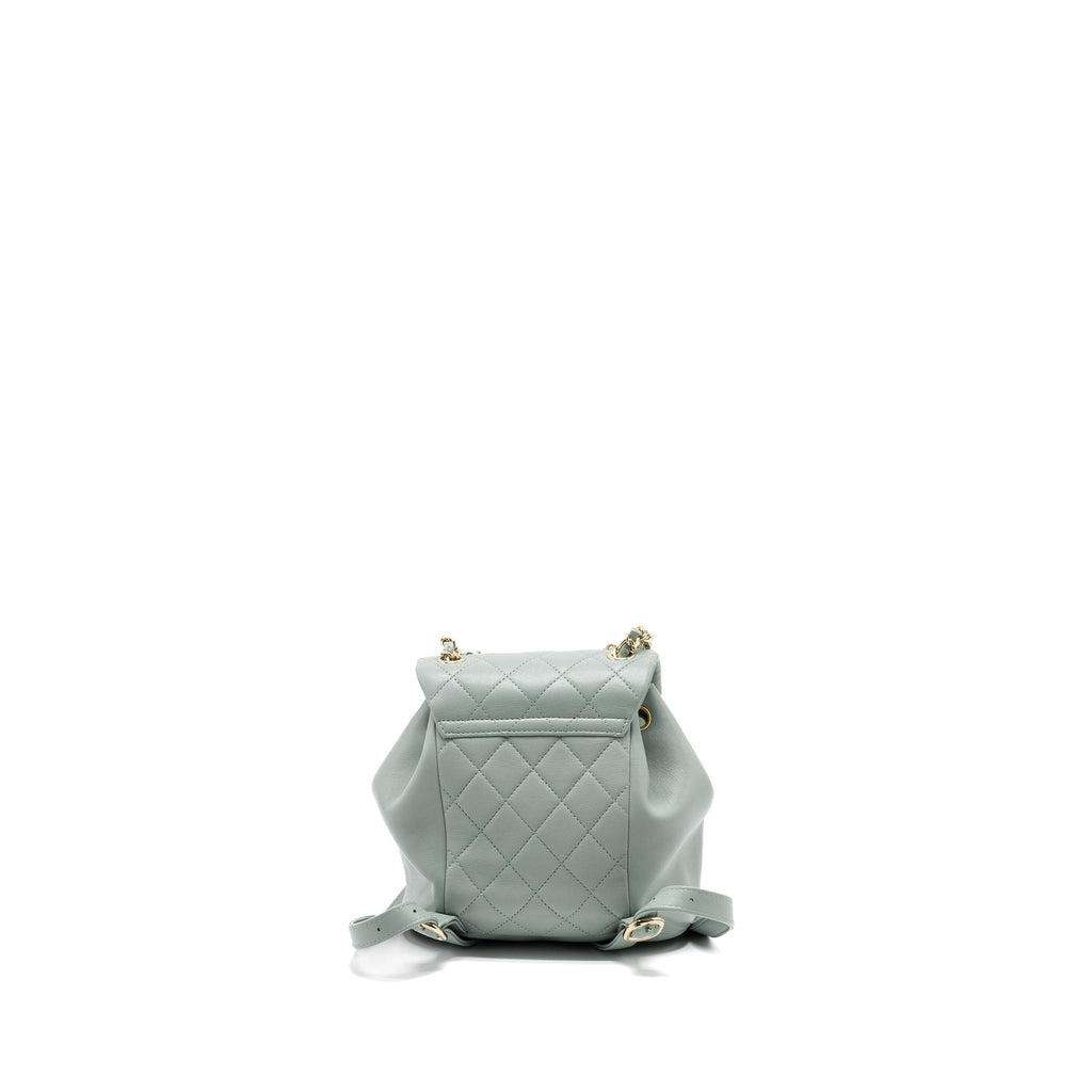 23C MINI DUMA BACKPACK CALFSKIN LIGHT GREY LGHW (MICROCHIP)